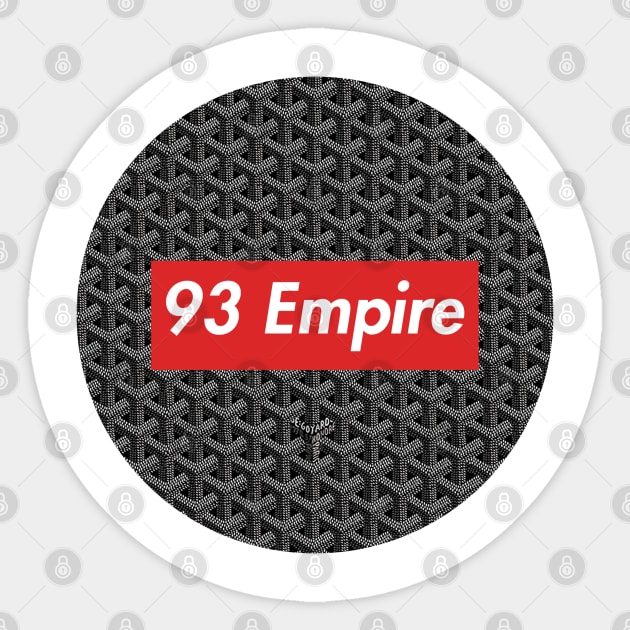 93 Empire Sticker by rongpuluh